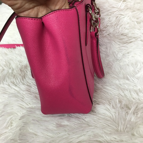 SOLD! Coach Bag Bright Pink - Picture 11 of 12